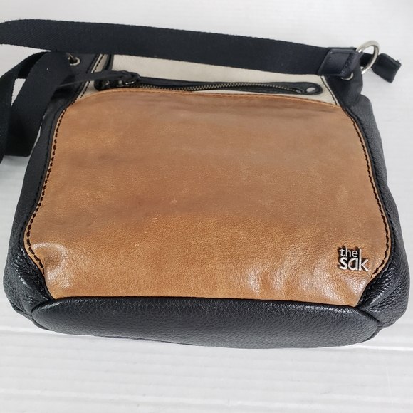 The Sak Crossbody Bag Womens Multicolored Laurel Pebbled Leather Handbag Purse - Picture 4 of 16